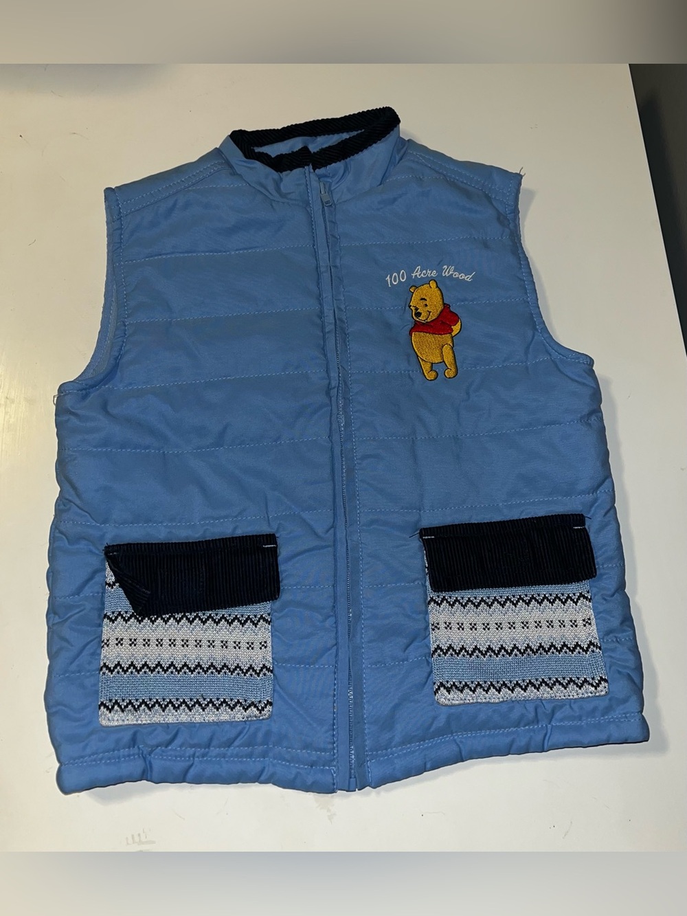 Vintage Disney Youth size 5T ‘Winnie the Pooh’ Blue Vest